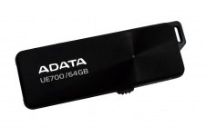 64Gb USB3.0 Flash Drive ADATA, Dash Drive Elite UE700, black (Read-190MB/s, Write-50MB/s), Retractable USB - фото 1 - id-p3555281