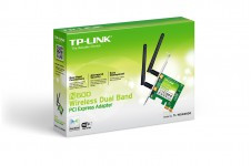TP-Link TL-WDN3800, Wireless LAN, Dual Band 300Mbps/2.4Ghz,+300Mbps/5Ghz, PCI-Ex, Detachable Antenna - фото 1 - id-p3555368