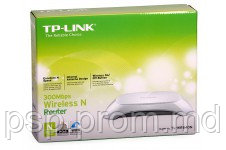 TP-Link TL-WR840N, Wireless Router 4-port 10/100Mbit, 300Mbps, 2xInternal Antena - фото 1 - id-p3555393