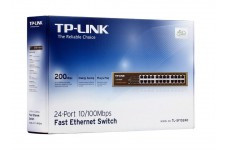 TP-Link TL-SF1024D, Switch 24-port 10/100Mbit, 13" - фото 1 - id-p3555428