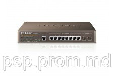 TP-Link TL-SG3210, ManagedSwitch 8-ports 10/100/1000Mbit, 2 Gigabit SFP slots, Port/Tag/MAC/Protocol-based VLAN, GVRP, STP/RSTP/MSTP, Port Isolation - фото 1 - id-p3555435
