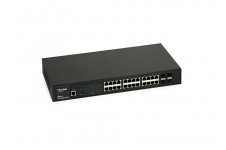 TP-Link TL-SG3424, ManagedSwitch 24-ports 10/100/1000Mbit, 4 combo SFP slots, Port/Tag/MAC/Voice/Protocol-based VLAN, GVRP, STP/RSTP/MSTP, IGMP V1/V2/ - фото 1 - id-p3555440
