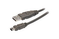 CCUA4P-02M USB-2.0 Mini-4P Cable A->miniB, 1.8m