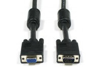 CCVGAEX30 Extention VGA-Cable, HD15M/HD15F, dual-shielded w/2*ferrite, 30m