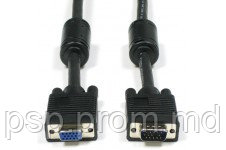 CCVGAEX30 Extention VGA-Cable, HD15M/HD15F, dual-shielded w/2*ferrite, 30m - фото 1 - id-p3555503