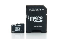 32Gb microSDHC ADATA Class4, w/SD adapter - фото 1 - id-p3555305