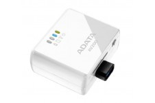Card reader ADATA DashDrive Air AV200, Wireless AP for SD(HC)/MMC, 802.11 b/g/n, RJ45, Powered by power adapter DC 5V or miniUSB host for BatteryRecha - фото 1 - id-p3555310