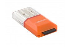 Card reader Esperanza EA134O Micro SDHC, USB 2.0, Orange - фото 1 - id-p3555315