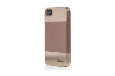 LUXA2 Cygnus LHA0033 ComboCase for iPhone4, PC+Silicon, Neutral Brown - фото 1 - id-p3555540