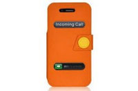 LUXA2 Lille LHA0048-E Case for iPhone4/4S, PU, Orange