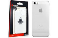 GRIFFIN GB35590 case for iPhone 5S Reveal White, Clear