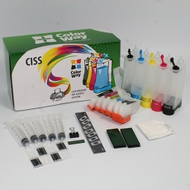 Ink set ColorWay Can. CW450BK/CW4551C/M/Y 4x100ML/Bot - фото 1 - id-p3555732