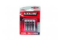 Battery Ansmann AAA, (LR03), 1.5V Alcaline (5015553) 4 pack