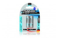 Battery Ansmann Mignon Plus AA, (HR6), 1.2V/2500mAH (5035432) 2 pack