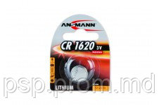 Battery Ansmann CR1620 3V Lithium Cell - фото 1 - id-p3555928
