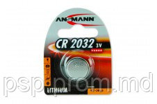 Battery Ansmann CR2032-C5 3V Lithium Cell - фото 1 - id-p3555930