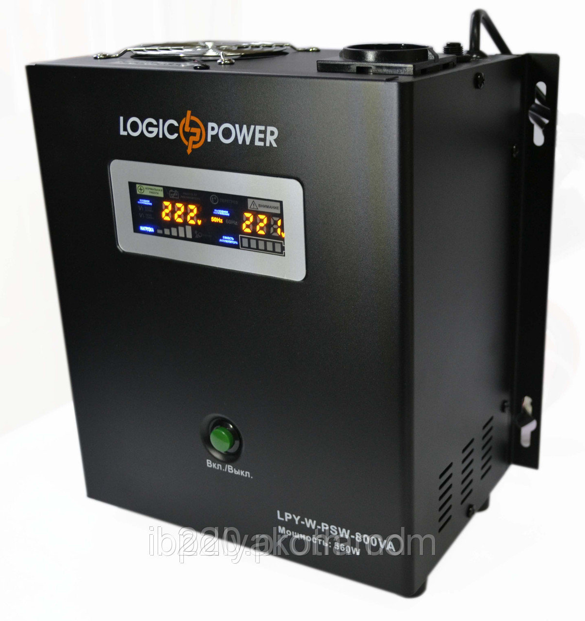 ИБП Logicpower LPY-W-PSW-800+ (560Вт), для котла, чистая синусоида, внешняя АКБ - фото 1 - id-p3557807