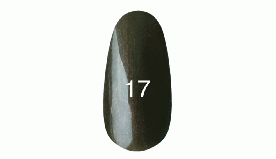Гель лак № 17 (темно-ореховый с микроблеском) 7 мл. - фото 1 - id-p3499911