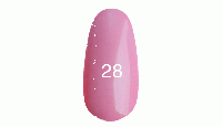 Гель лак № 28 (классический розовый, эмаль) 12 мл.