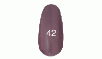Гель лак № 42 (бледно-коричневый, эмаль)