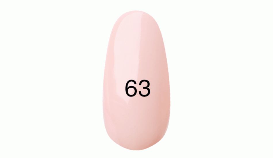 Гель лак № 63 (персиково-розовый, эмаль) 12 мл. - фото 1 - id-p3500060