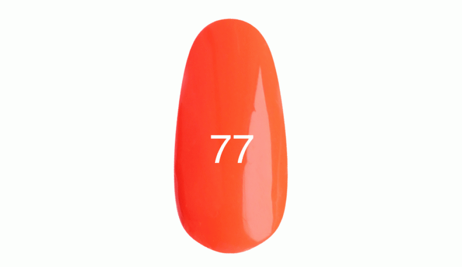 Гель лак № 77 (неоновый оранжевый) 12 мл. - фото 1 - id-p3500066