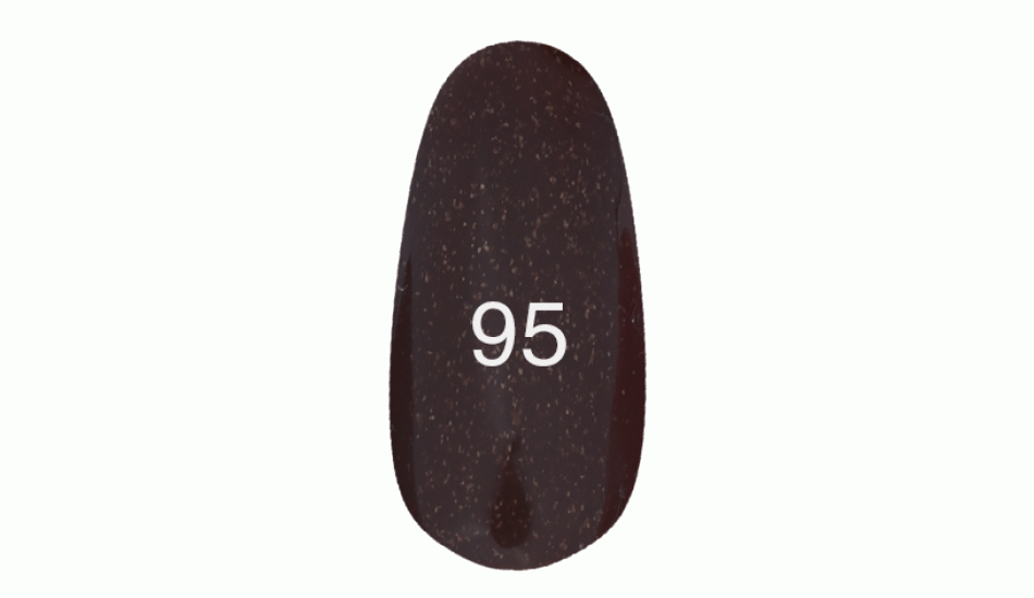 Гель лак № 95 (темно-коричневый с мерцанием) 12 мл. - фото 1 - id-p3500075