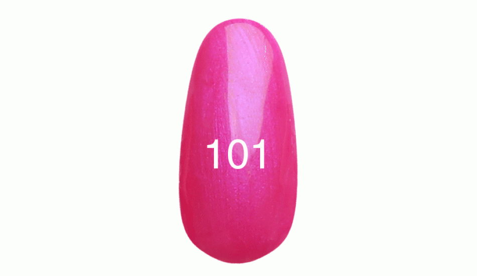 Гель лак № 101 (ярко розовый с перламутром) 12 мл. - фото 1 - id-p3500078