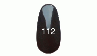 Гель лак № 112 (темно-коричневый, эмаль) 12 мл.