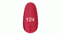 Гель лак № 124 (красный с перламутром) 12 мл.