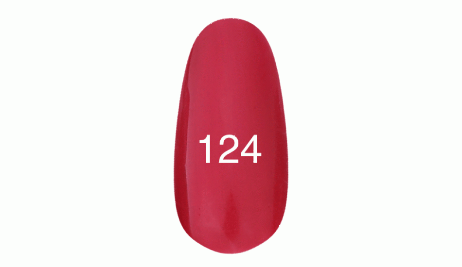 Гель лак № 124 (красный с перламутром) 12 мл. - фото 1 - id-p3500089