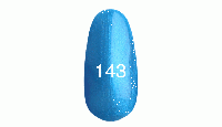 Гель лак № 143 (синий с перламутром) 12мл.