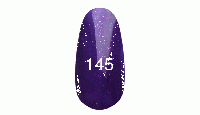 Гель лак № 145 (темно-фиолетовый с мерцанием) 12мл.