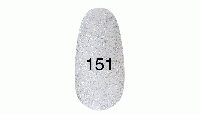 Гель лак № 151 (серебряное голограммное мерцание) 12 мл.