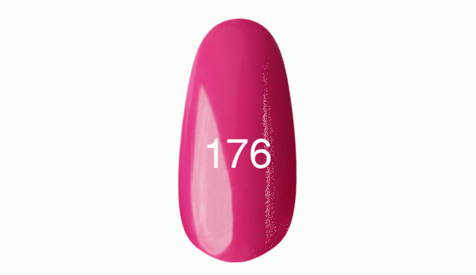 Гель лак № 176 (темно-розовый, эмаль) 12 мл. - фото 1 - id-p3500116