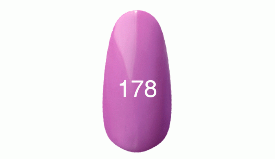 Гель лак № 178 (фиолетово-баклажанный, эмаль) 12 мл. - фото 1 - id-p3500117