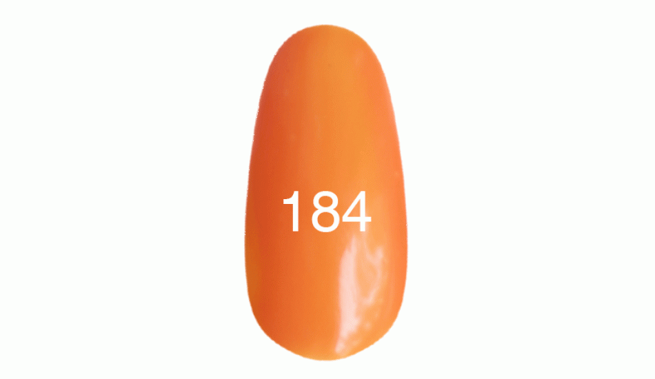 Гель лак № 184 (апельсиновый, эмаль) 12 мл. - фото 1 - id-p3500120
