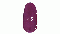 Гель лак № 45 (темно фиолетовый, эмаль) 7 мл.
