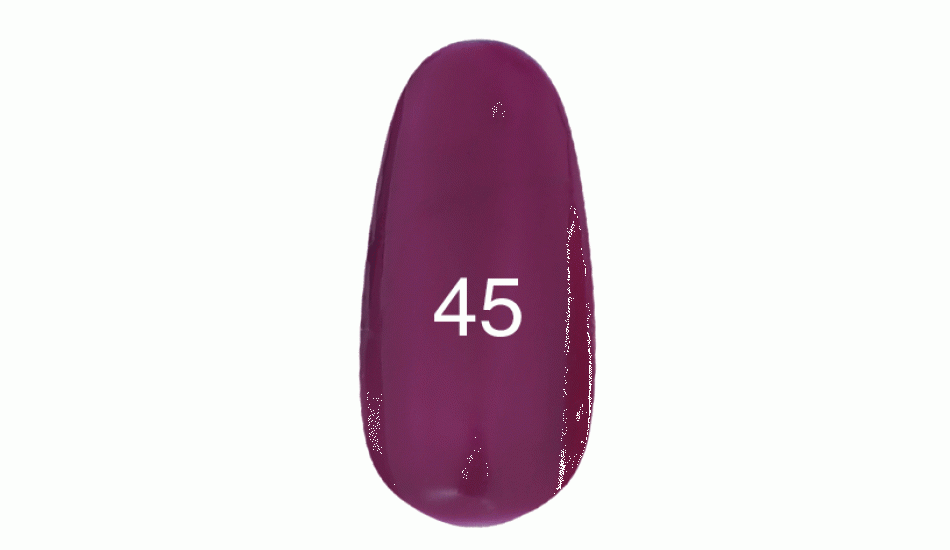 Гель лак № 45 (темно фиолетовый, эмаль) 7 мл. - фото 1 - id-p3499923
