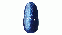 Гель лак № 115 (синий с плотным блеском) 7 мл.