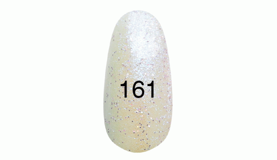 Гель лак № 161 (жемчужный с голубым перламутром и пурпурными блестками) 7 мл. - фото 1 - id-p3499978