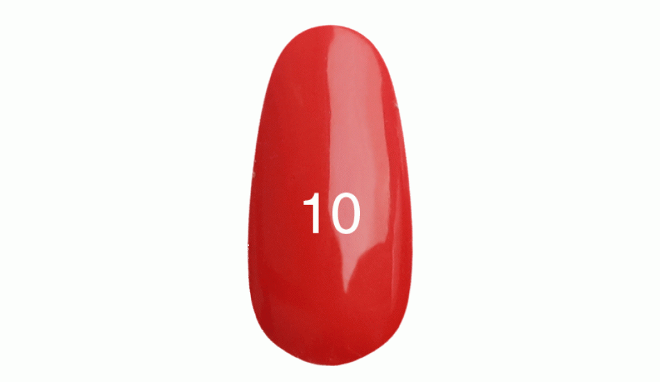 Гель лак № 10 ( ализариновый красный ) 12 мл. - фото 1 - id-p3500030