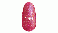 Гель лак № 196 (розовый с блестками) 12 мл.