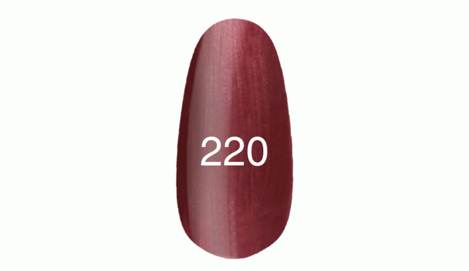 Гель лак № 220 Карминно-розовый перламутровый (С перламутром) - фото 1 - id-p3500139