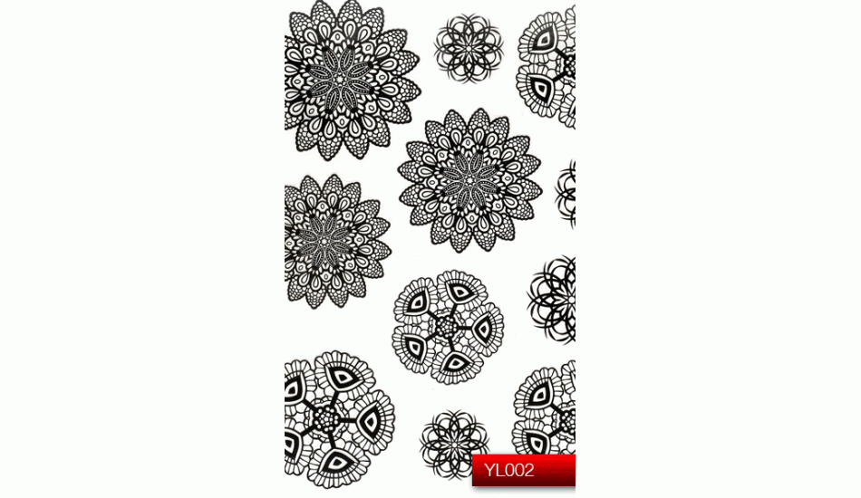 Nail Art Stickers YL 002 (черный) - фото 1 - id-p3500166