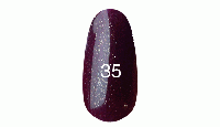 Гель лак № 35 (темный бордовый с плотным блеском) 7 мл.