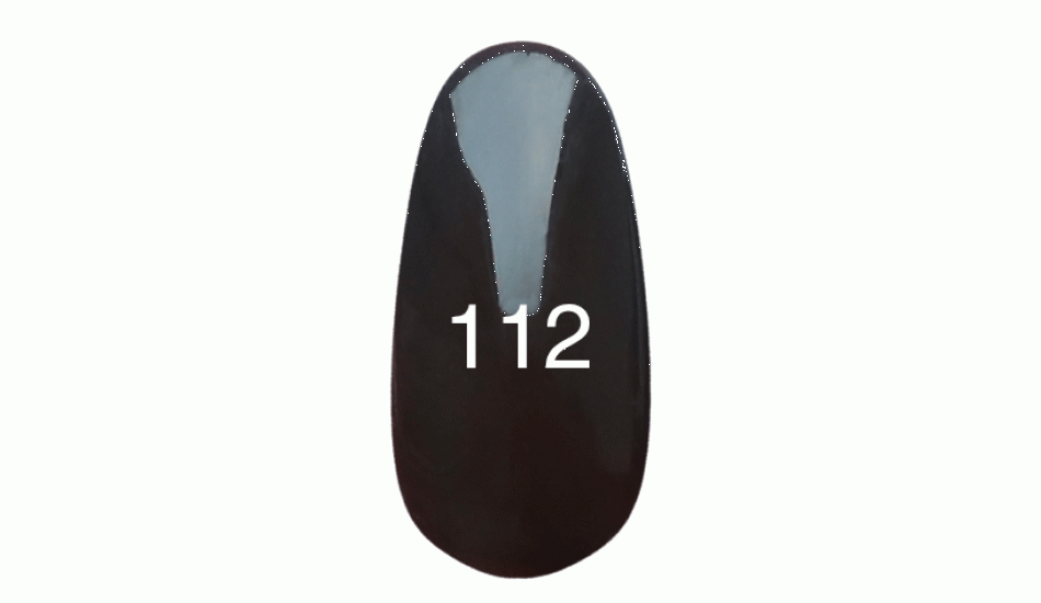 Гель лак № 112 (темно-коричневый, эмаль) 7 мл. - фото 1 - id-p3552833