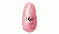 Гель лак № 164 (розовый перламутр с пурпурными блестками) 7 мл.
