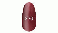 Гель лак № 220 Карминно-розовый перламутровый (С перламутром)
