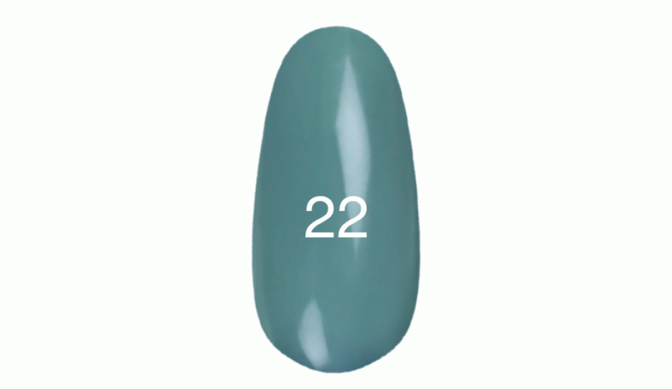 Гель лак № 22 (Cеро-голубая, эмаль) 12 мл. - фото 1 - id-p3552917